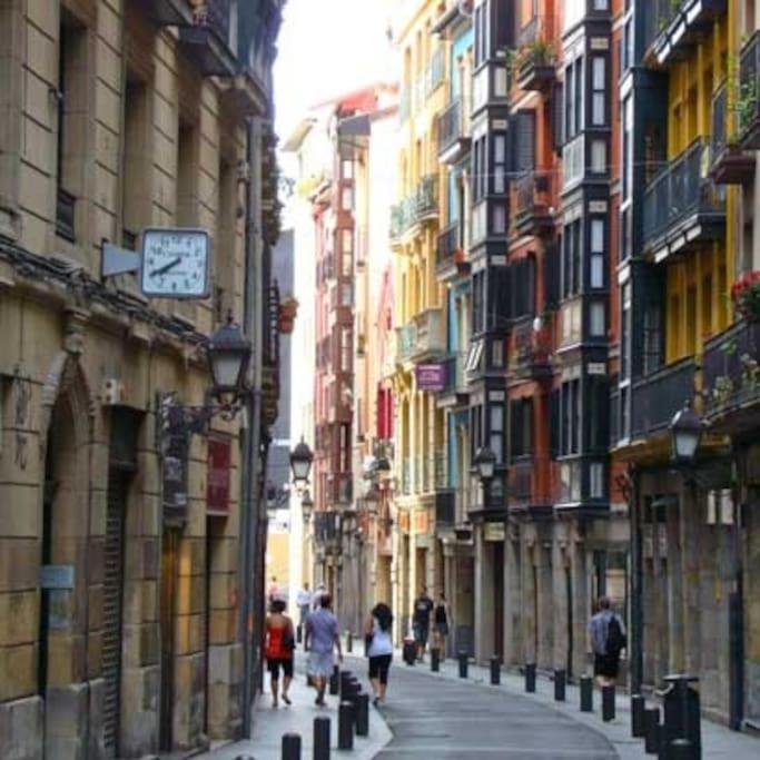 La Casita Verde. Metro Cerca Del Casco Viejo Bilbao Exteriér fotografie