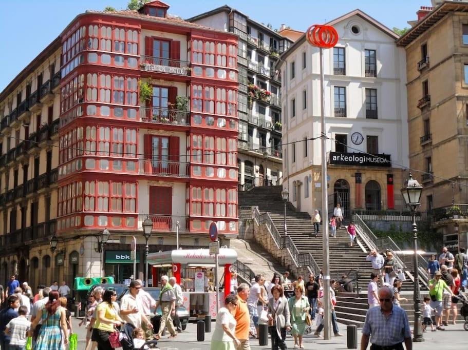 La Casita Verde. Metro Cerca Del Casco Viejo Bilbao Exteriér fotografie